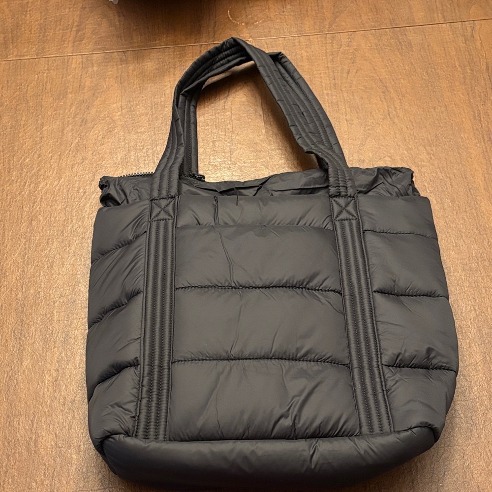 Lands' End Dark Quilted Bag